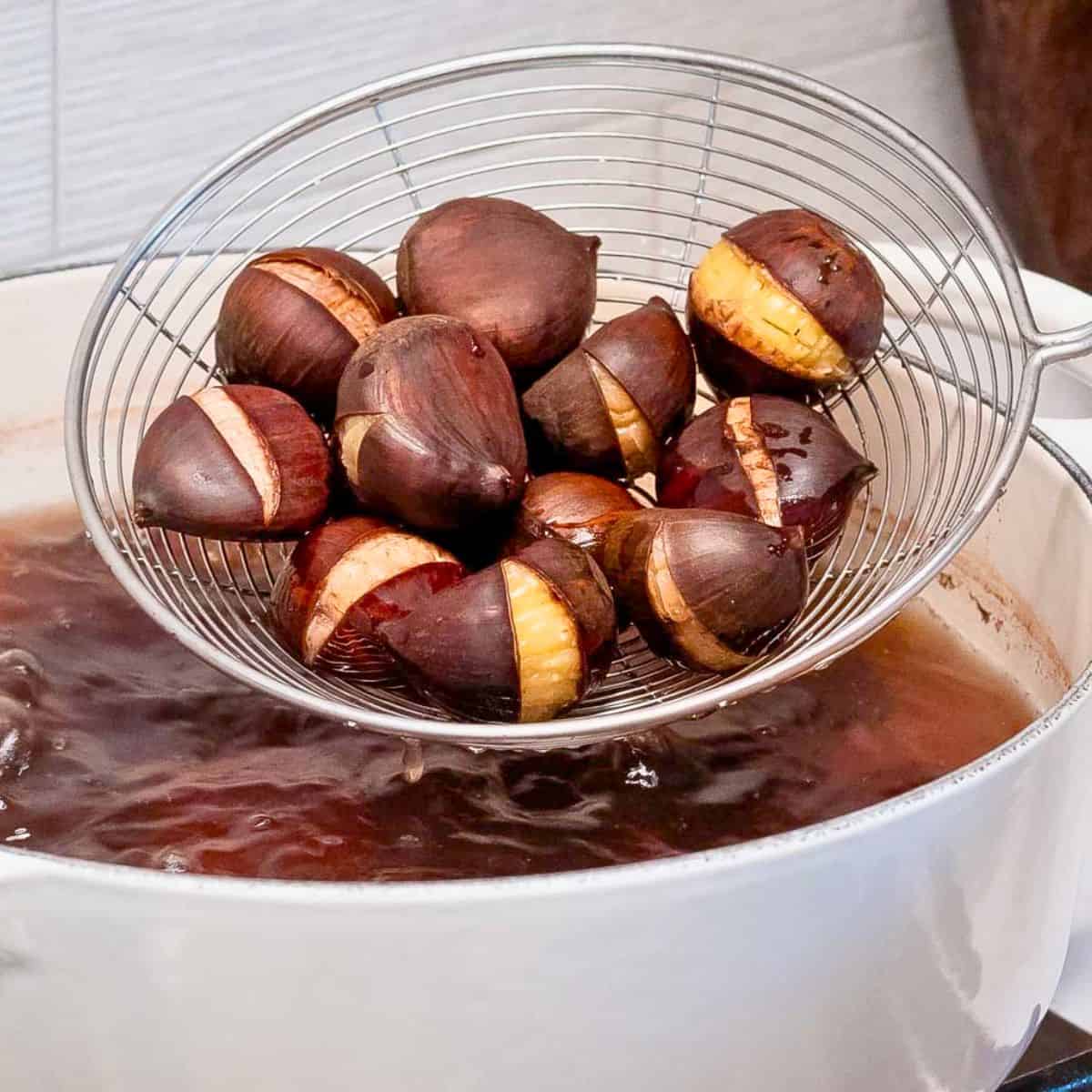 Boiled Chestnuts Recipe