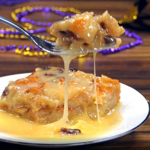 Bread Pudding with Southern Bourbon Sauce Recipe