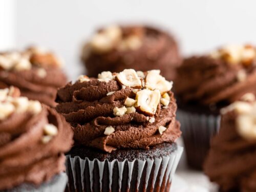 Chocolate Hazelnut Cupcakes Recipe