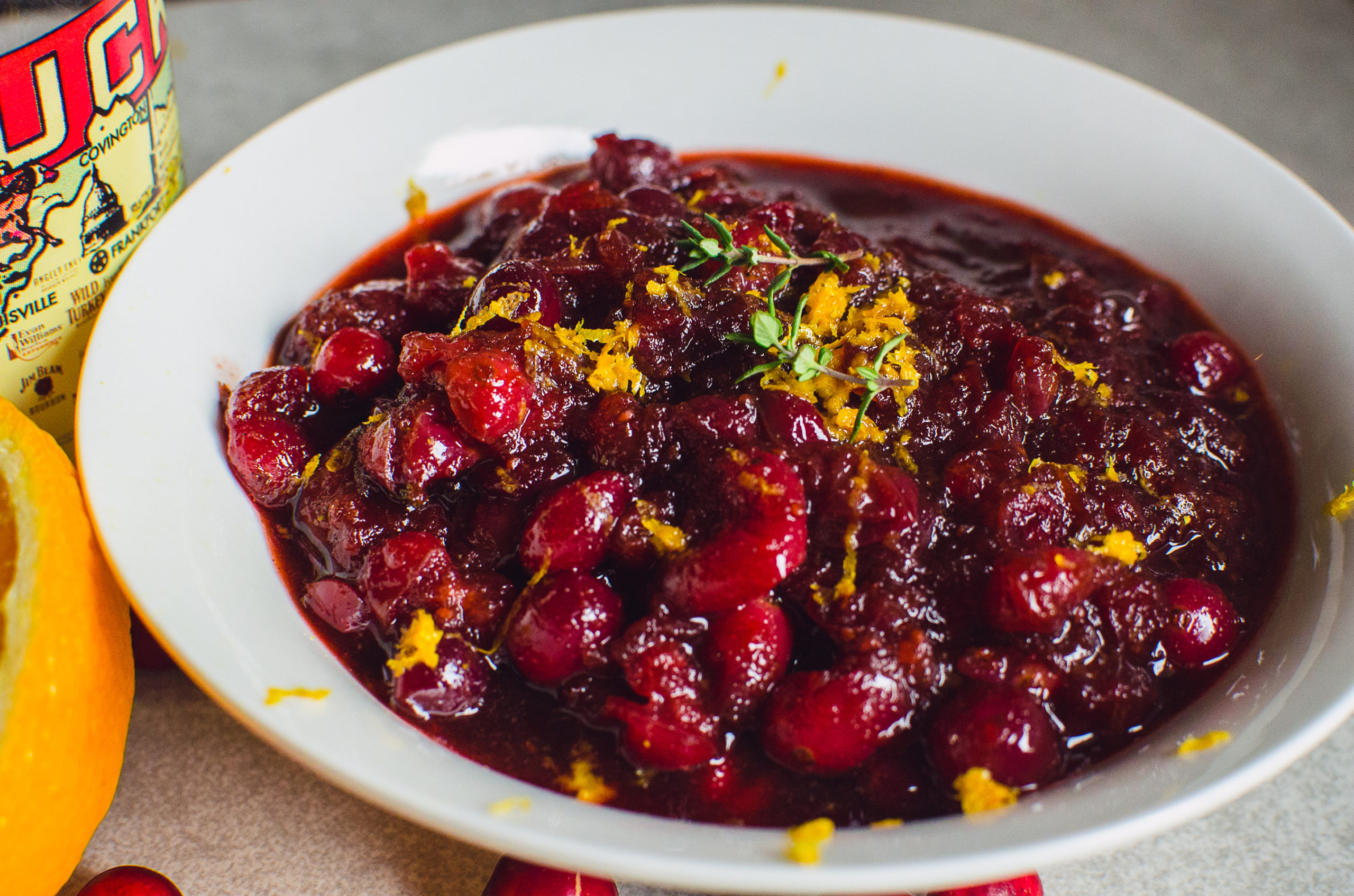 Cranberry Sauce with Bourbon and Orange Recipe