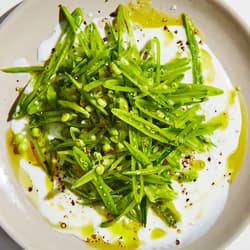 Crunchy Snap Pea Popcorn Salad Recipe
