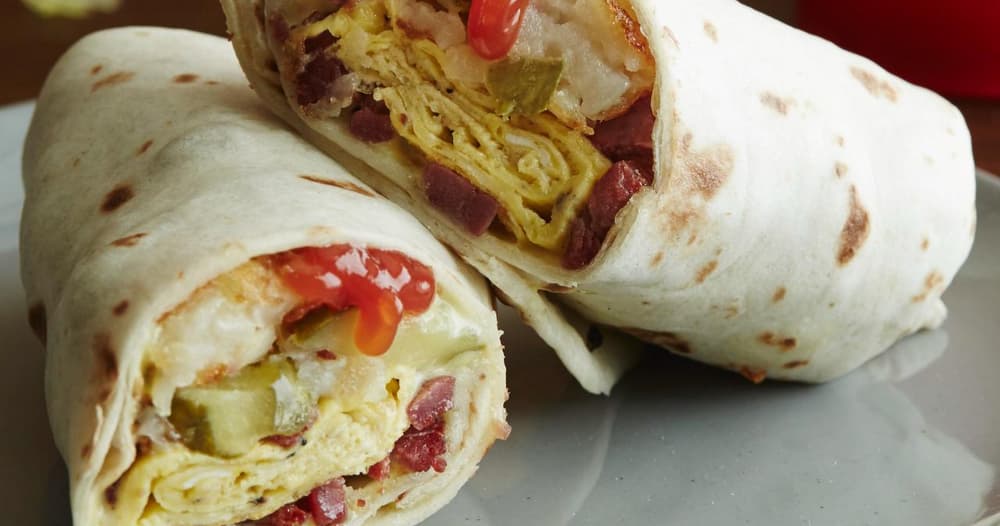 Hangover Corned Beef Hash Wrap Recipe Kitchen