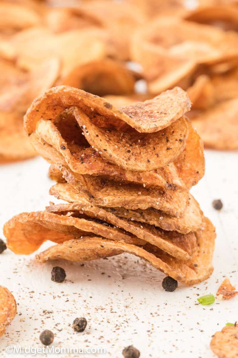 Homemade Black Pepper Potato Chips Recipe