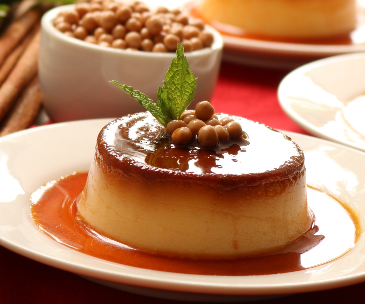 Red Yam Flan Recipe