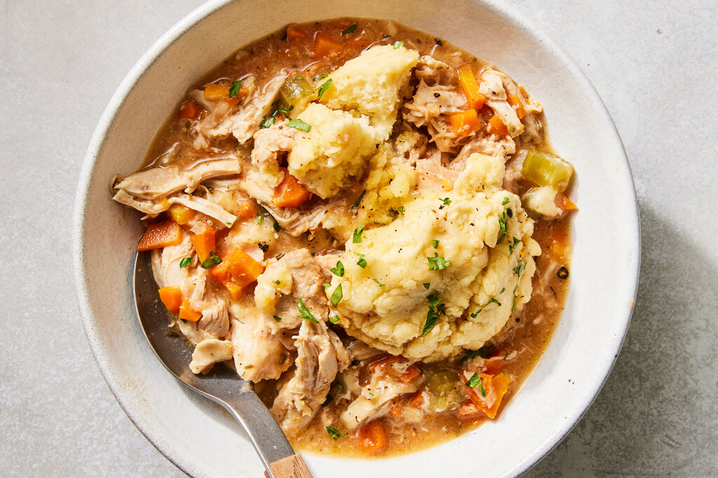 Slow-Cooker Chicken and Dumplings