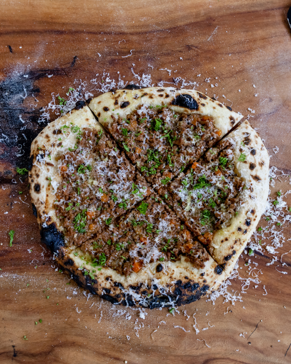 Bolognese Bread Pizza Recipe