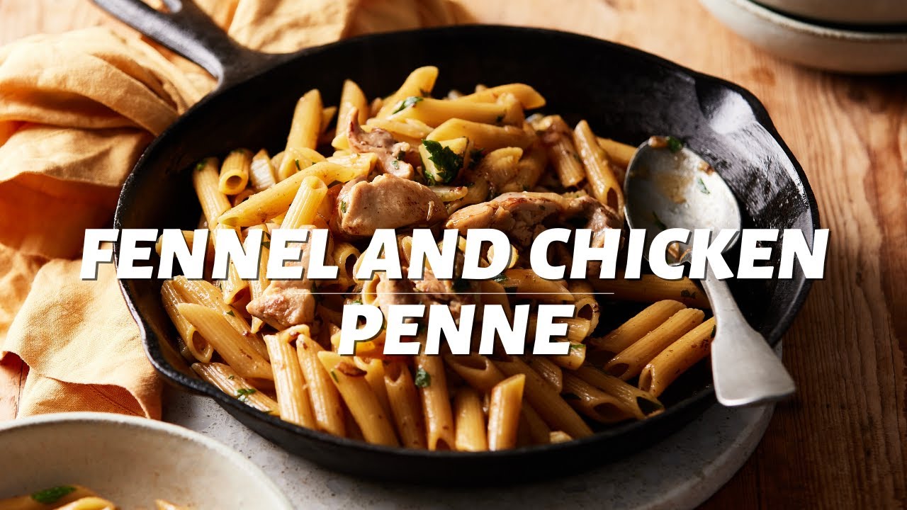 Chicken in Fennel-Cream Sauce with Penne Recipe