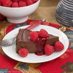 Dark Chocolate Sauce with Fresh Berries