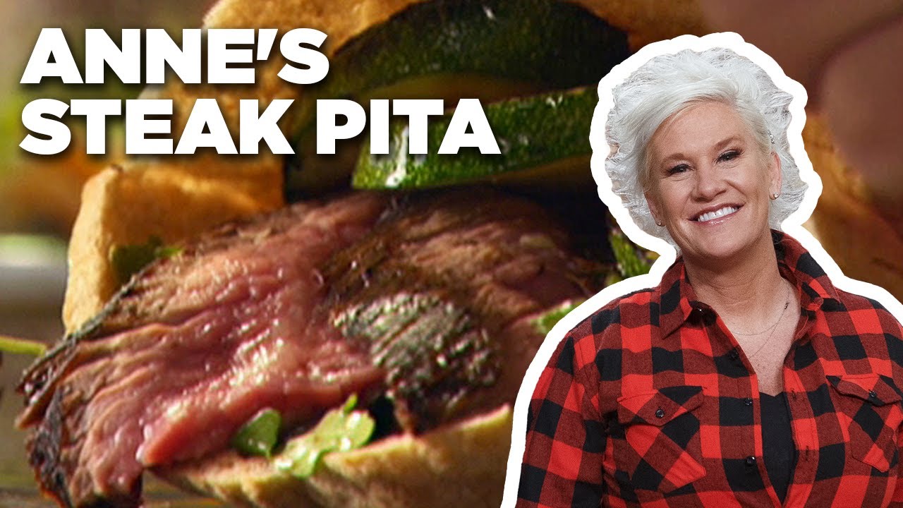 Flank Steak and Grilled Veggie Pita Recipe