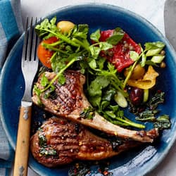 Grilled Lamb with Apple-Mint Jelly Recipe