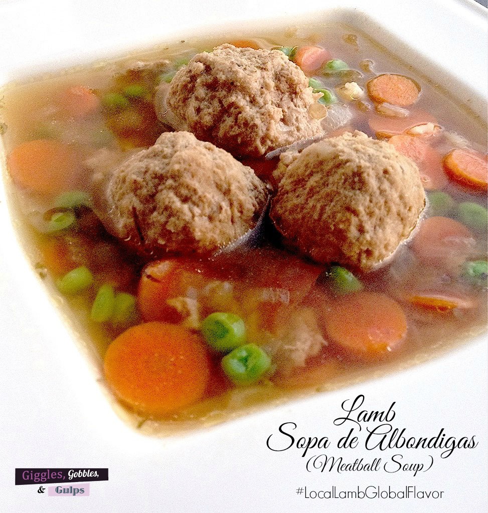 Lamb Meatball Soup (Sopa de Albondigas) Recipe
