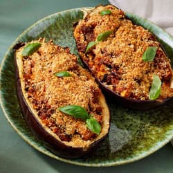 Mom's Stuffed Eggplant Recipe