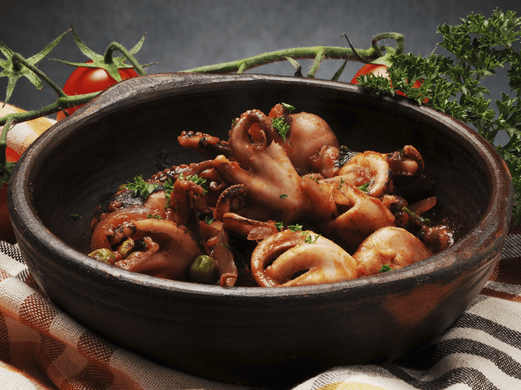 Olive Oil Braised Octopus Recipe