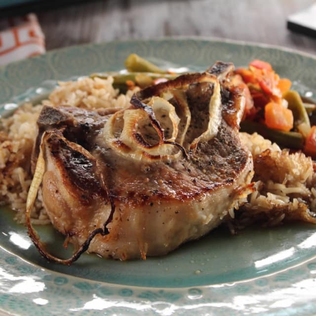 Pork Chops and Rice Recipe