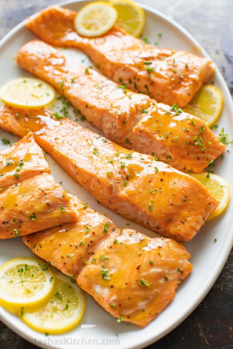 Salmon with Brown Sugar and Mustard Glaze Recipe
