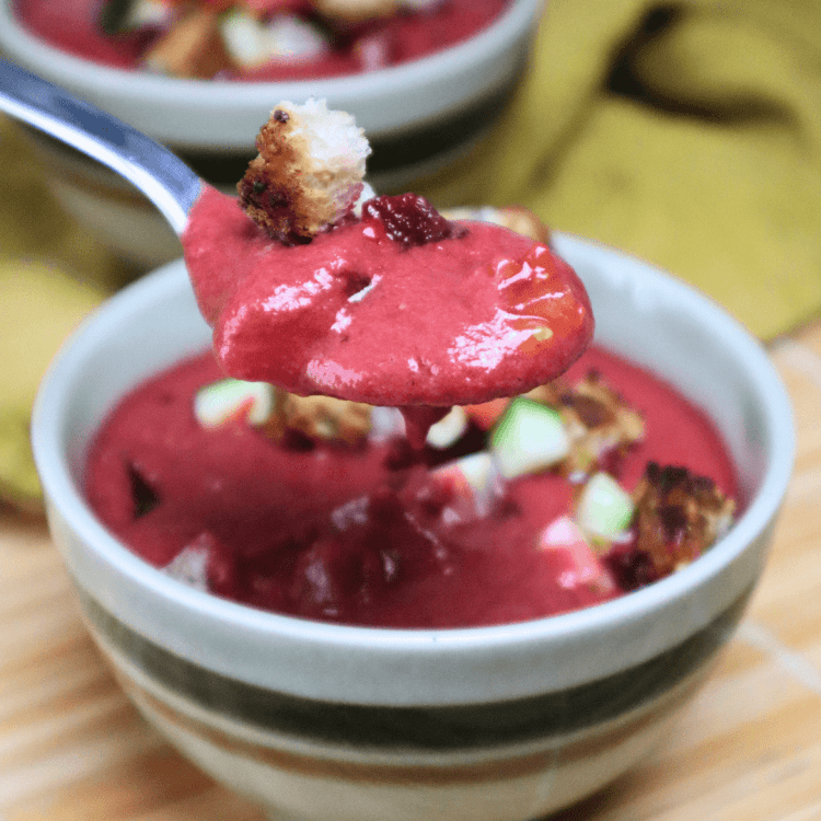 Seeger's Gazpacho with Beet Terrine Recipe