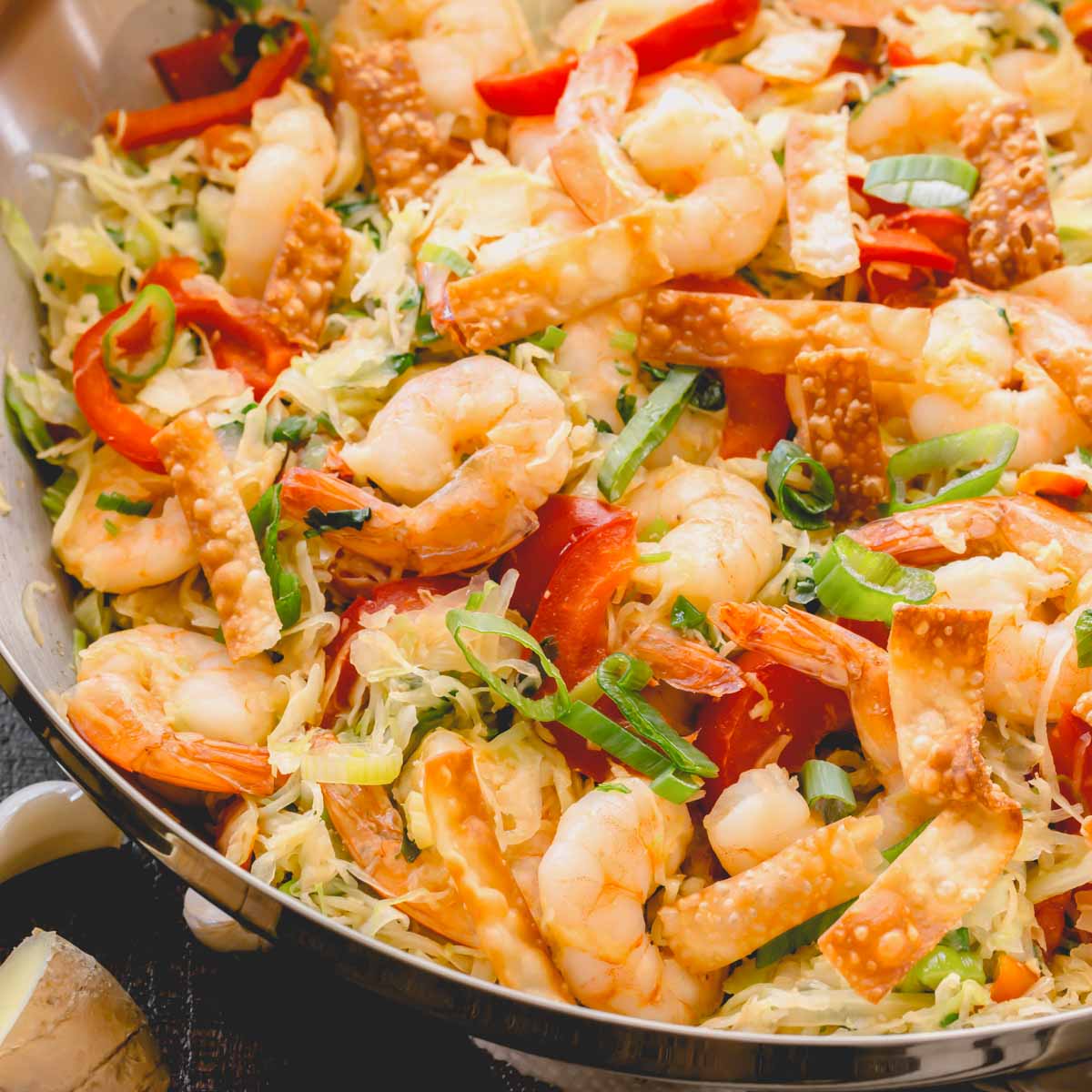 Shrimp and Cabbage Stir-Fry Recipe