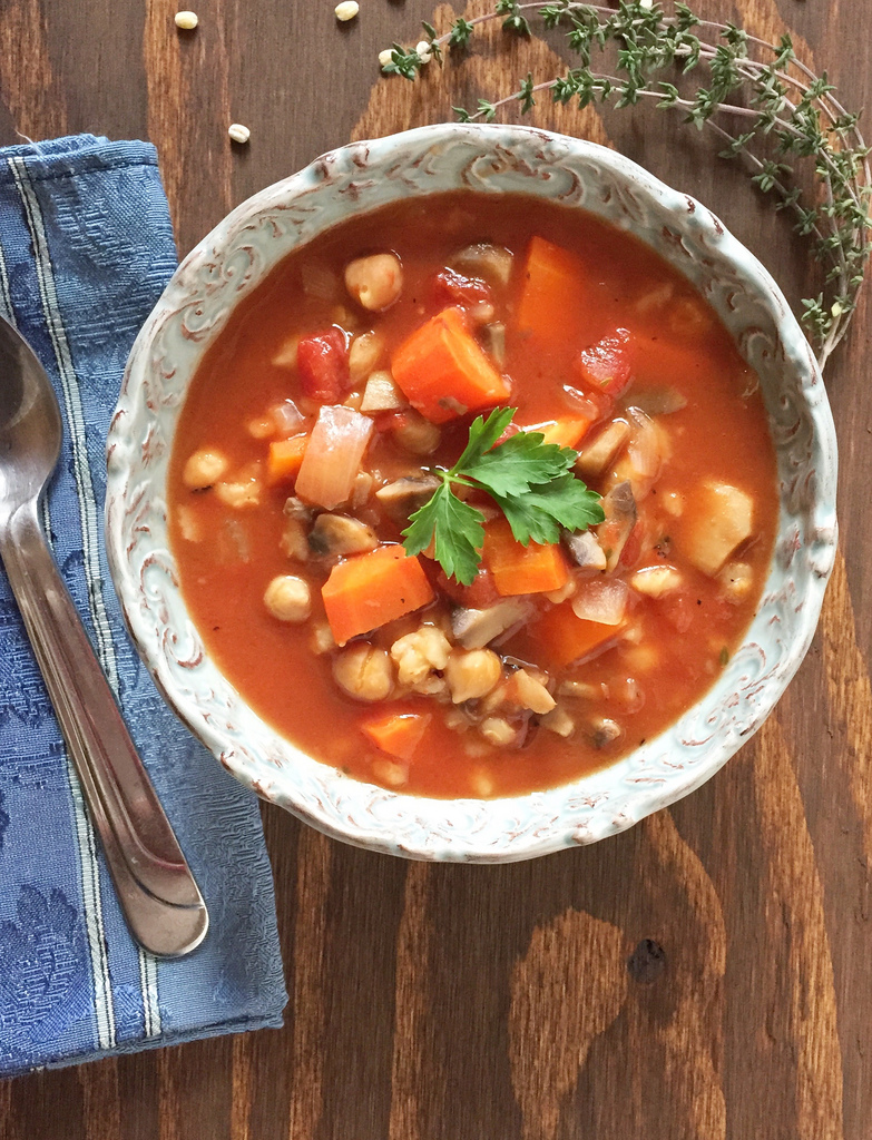 Slow-Cooker Bean and Barley Soup Recipe