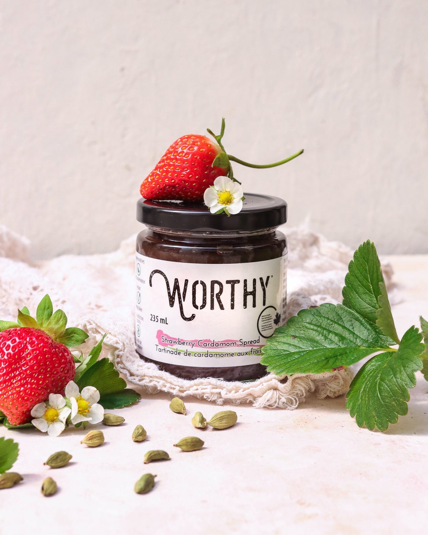 Strawberry Cardamom Jam Recipe