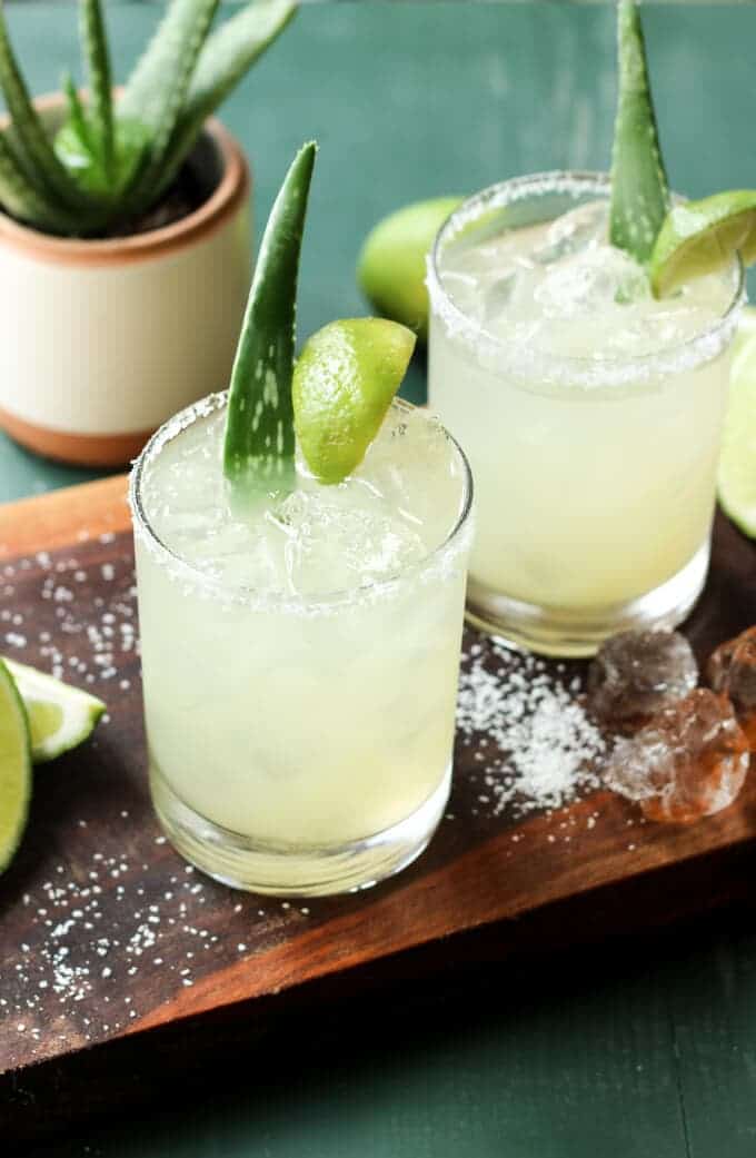 Aloe-Ritas (Alcohol Optional) Recipe