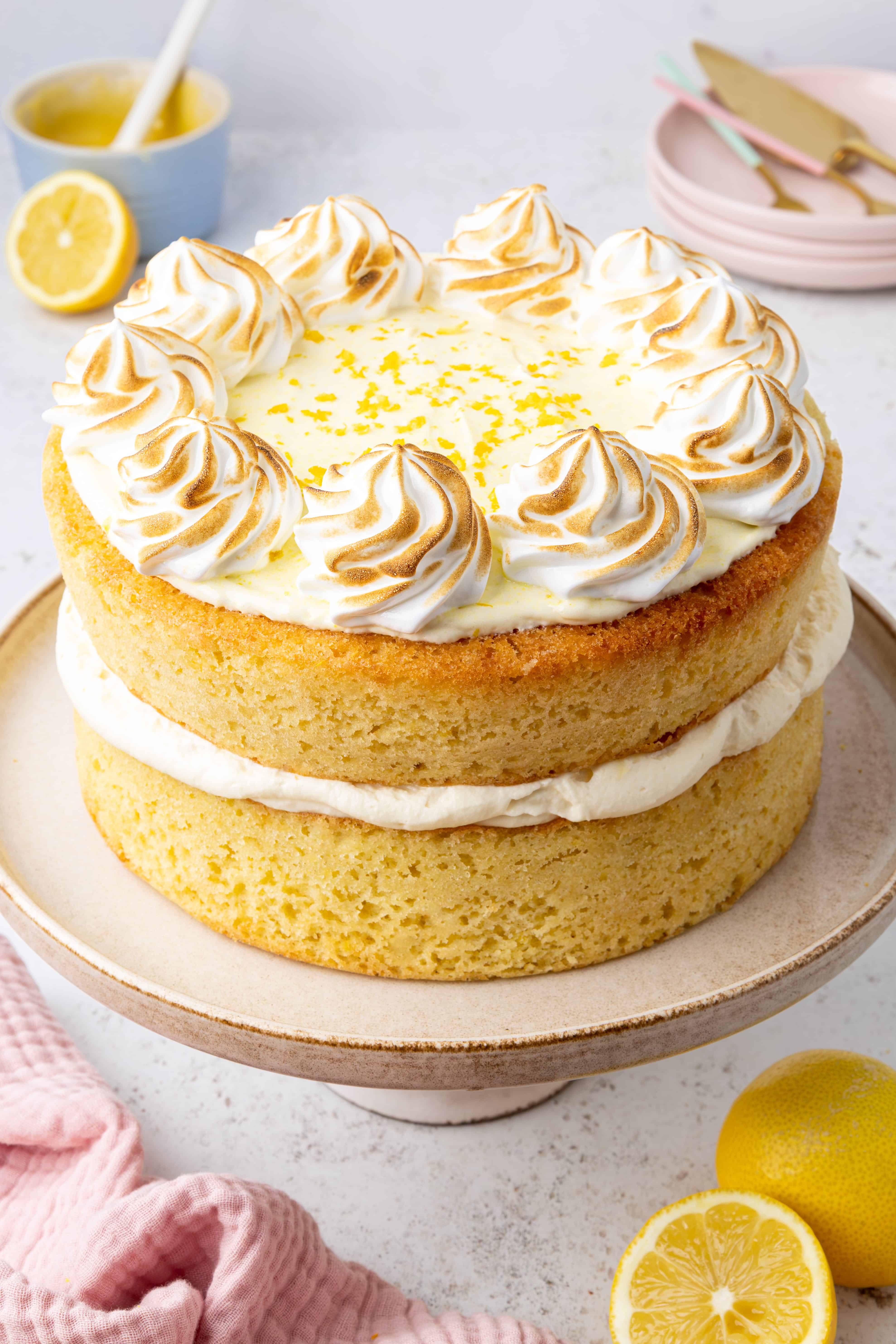 Bek's Lemon Meringue Tea Cakes Recipe