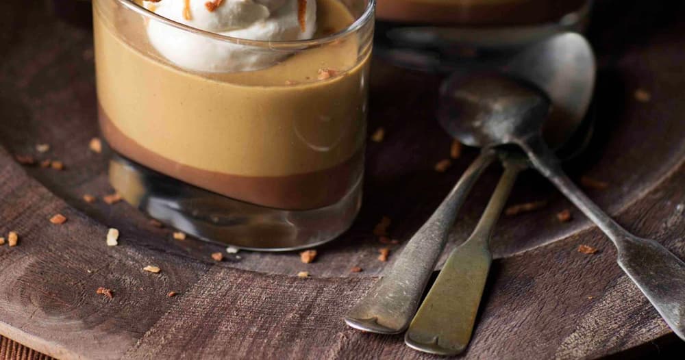 Black-Bottomed Butterscotch Pots de Creme Recipe
