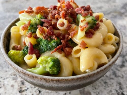 Broccoli and Bacon Mac and Cheese