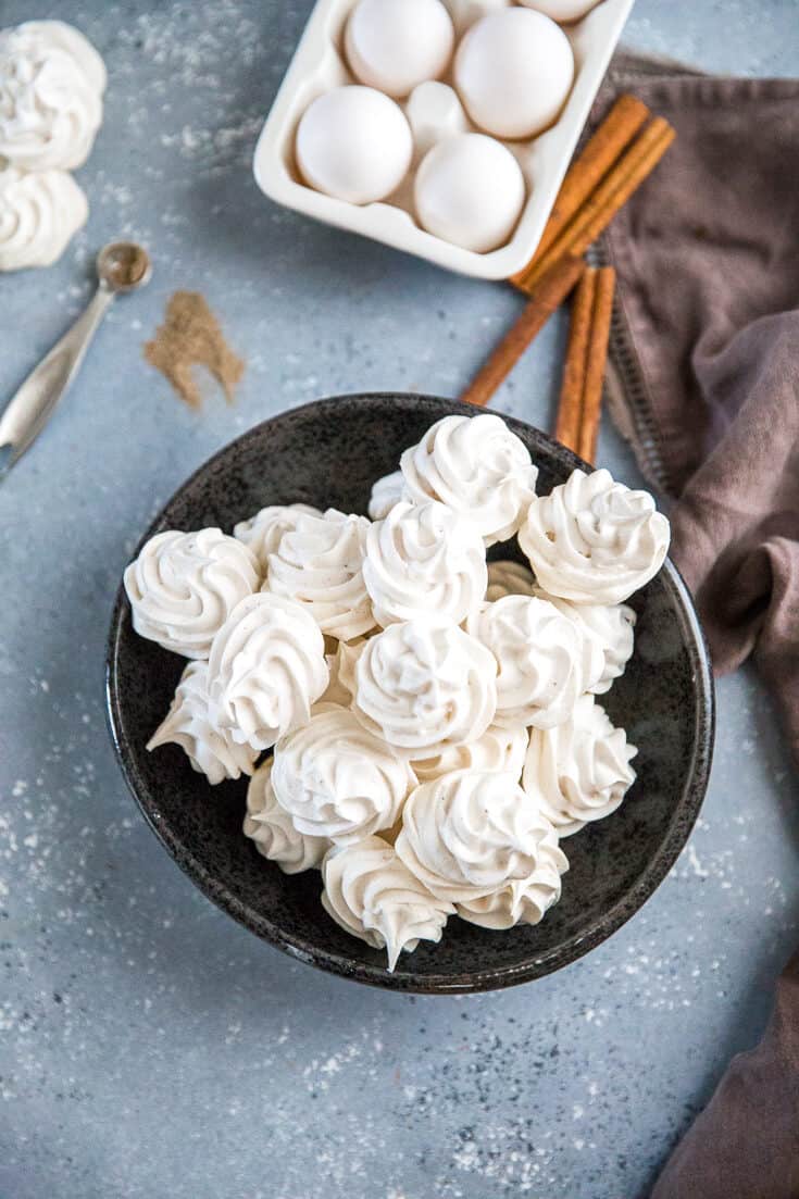Chai Meringue Drops Recipe