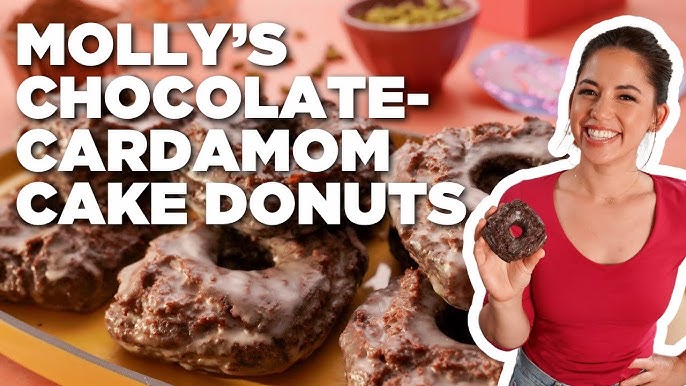 Chocolate-Cardamom Cake Donuts Recipe