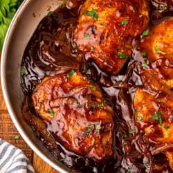 Deep-Fried Pork Chops with Sweet and Spicy Red Pepper Jelly Recipe