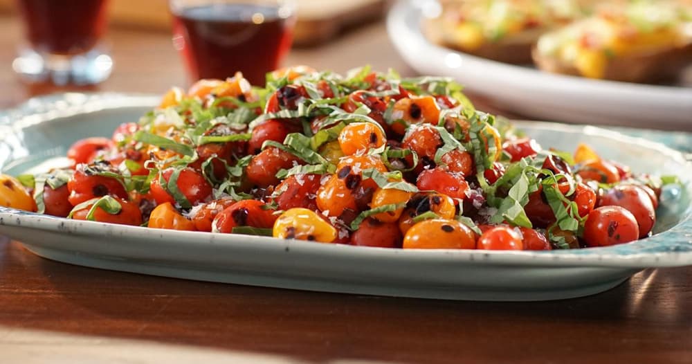Pan-Roasted Tomatoes with Quick Balsamic Jam Recipe