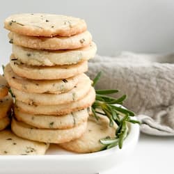 Rosemary-Cornmeal Shortbread Recipe