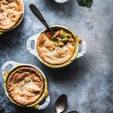 Spiced Chicken Pot Pies Recipe