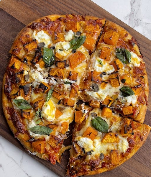 Squash and Ricotta Pizza Recipe