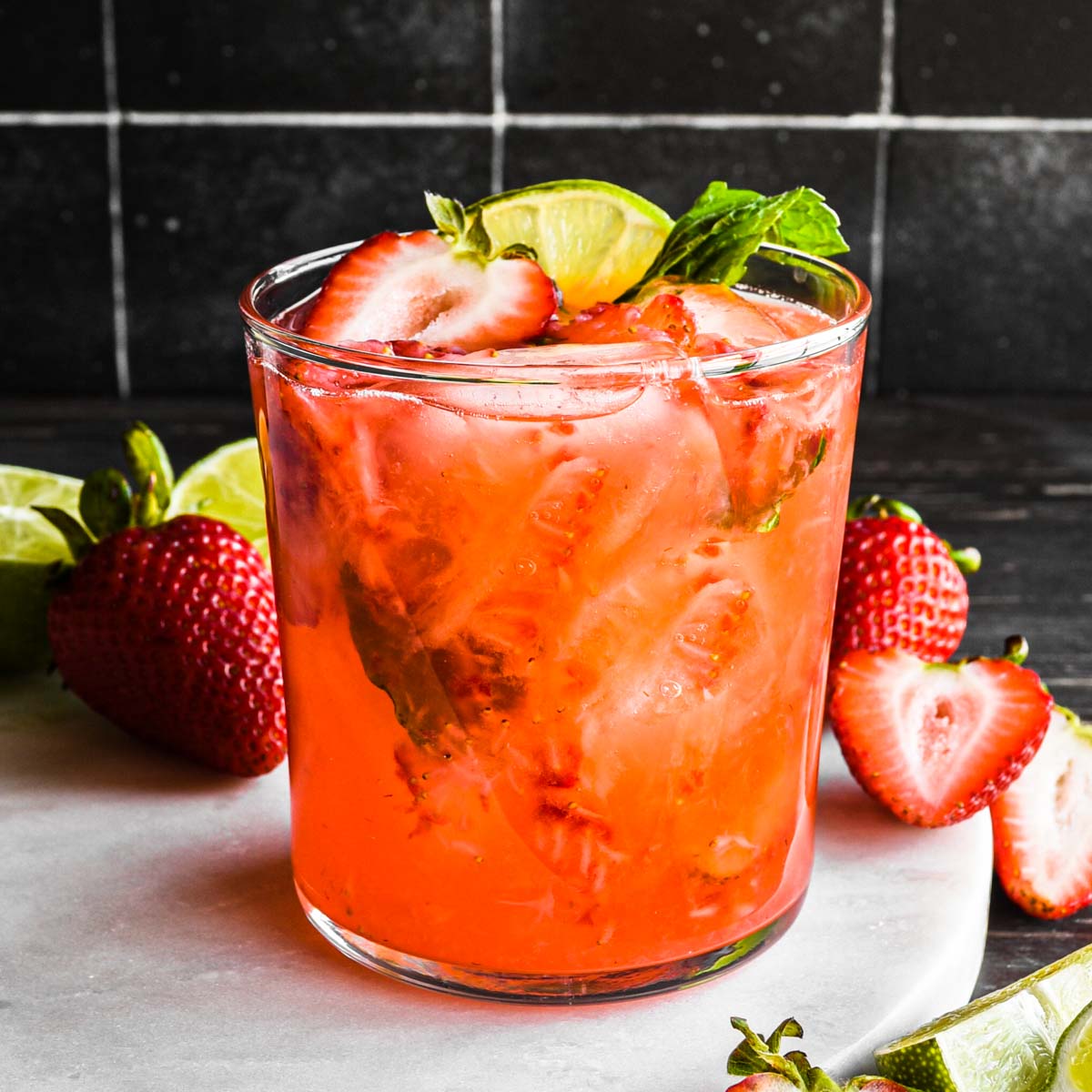 Strawberry-Mint Margarita Mix-In Recipe
