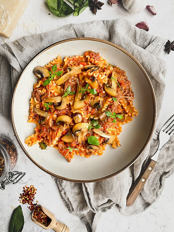 Tea-Smoked Duck Legs with Mushroom and Orzo Ragout Recipe
