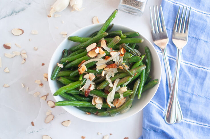 Toasted Almond Green Beans Recipe