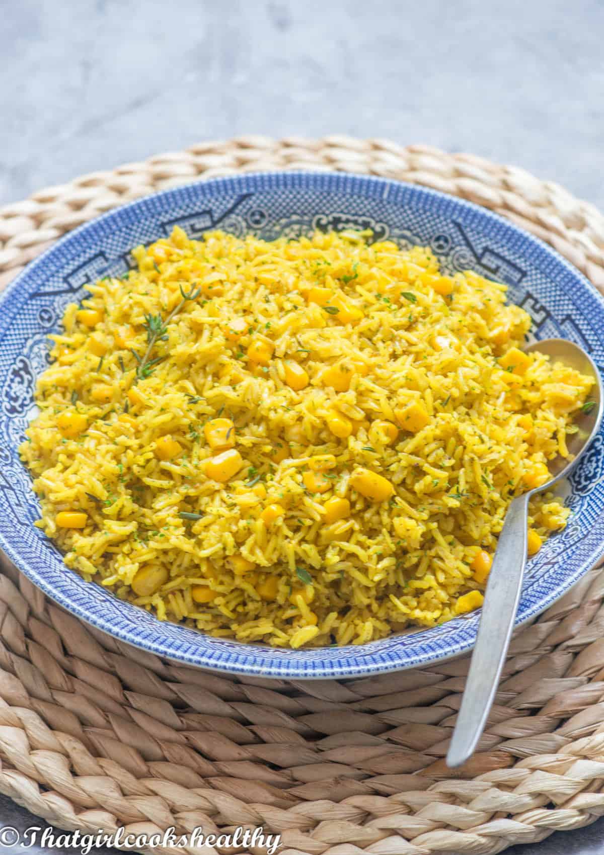 Yellow Rice with Corn Recipe