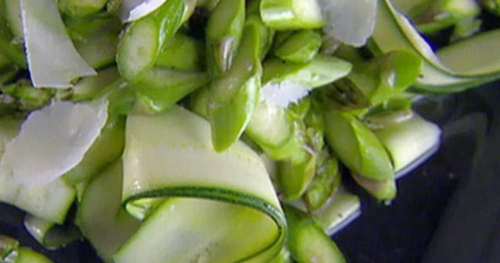 Asparagus and Zucchini Crudi Recipe