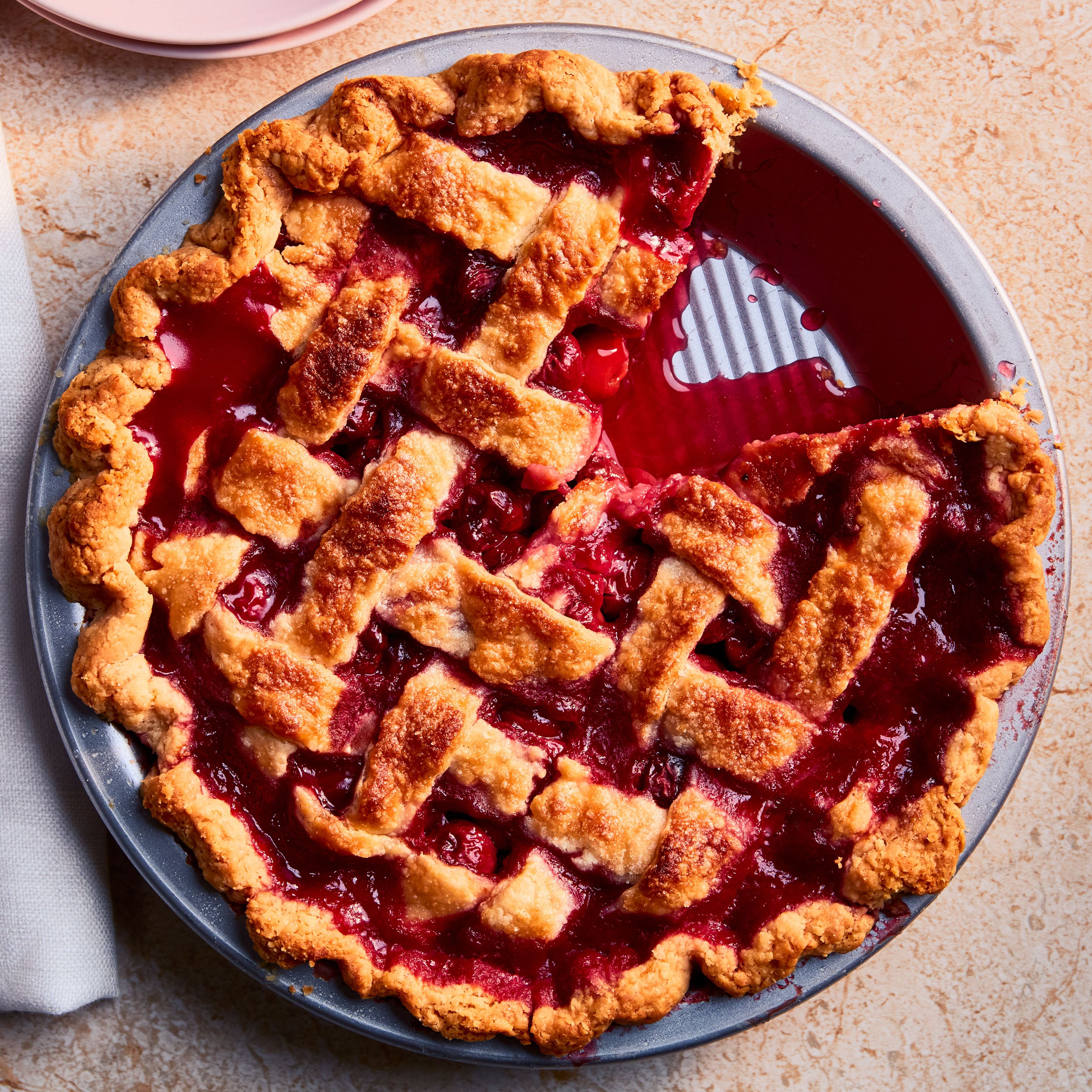 Cherry Pie with Lattice Top