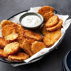 Fried Pickles and Onion Rings