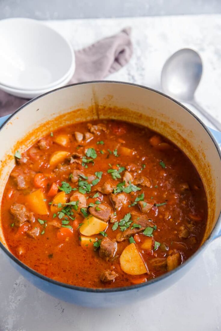 Lamb Stewed with Tomato and Dried Fruit Recipe