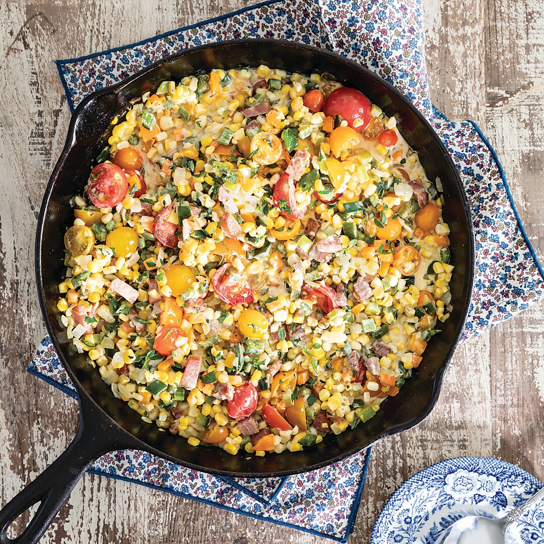 Maque Choux with Tasso Ham Recipe