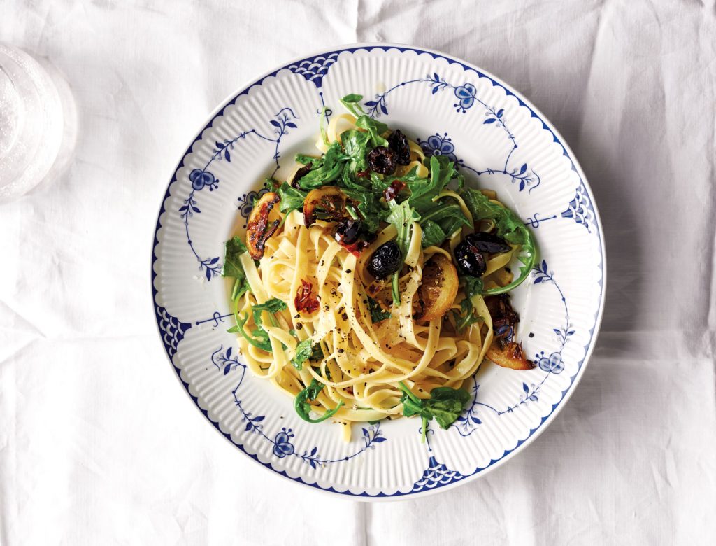 Pasta with Lemon and Olives Recipe Kitchen