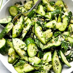 Ponzu Smashed Cucumber Salad Recipe