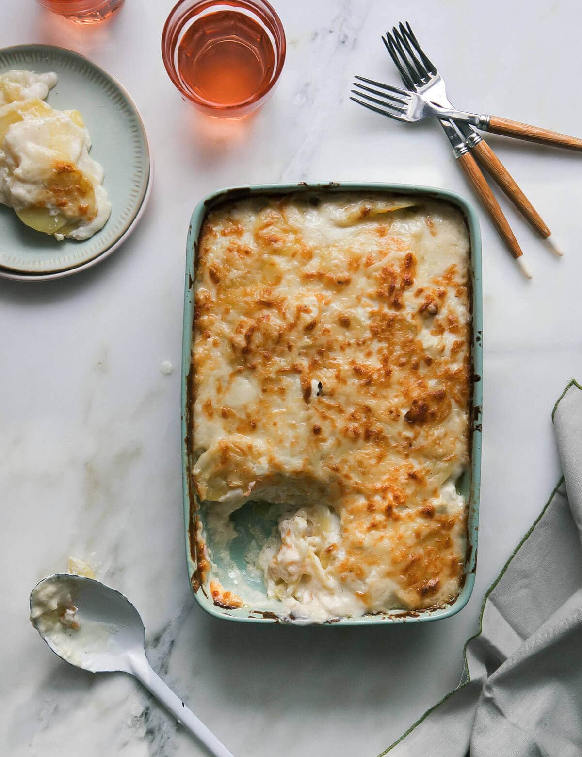 Potato and Goat Cheese Gratin Recipe