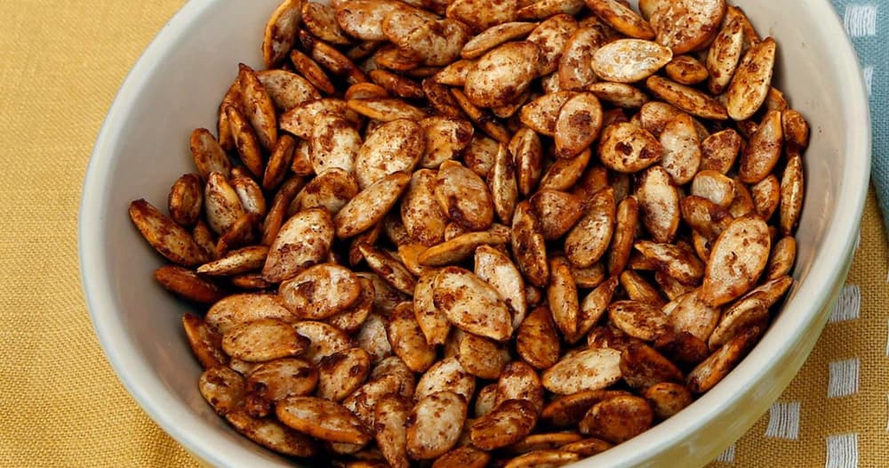 Pumpkin Spiced and Sugared Pumpkin Seeds Recipe