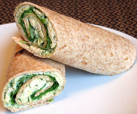 Rolled Chicken Sandwich with Arugula and Parsley Aioli Recipe