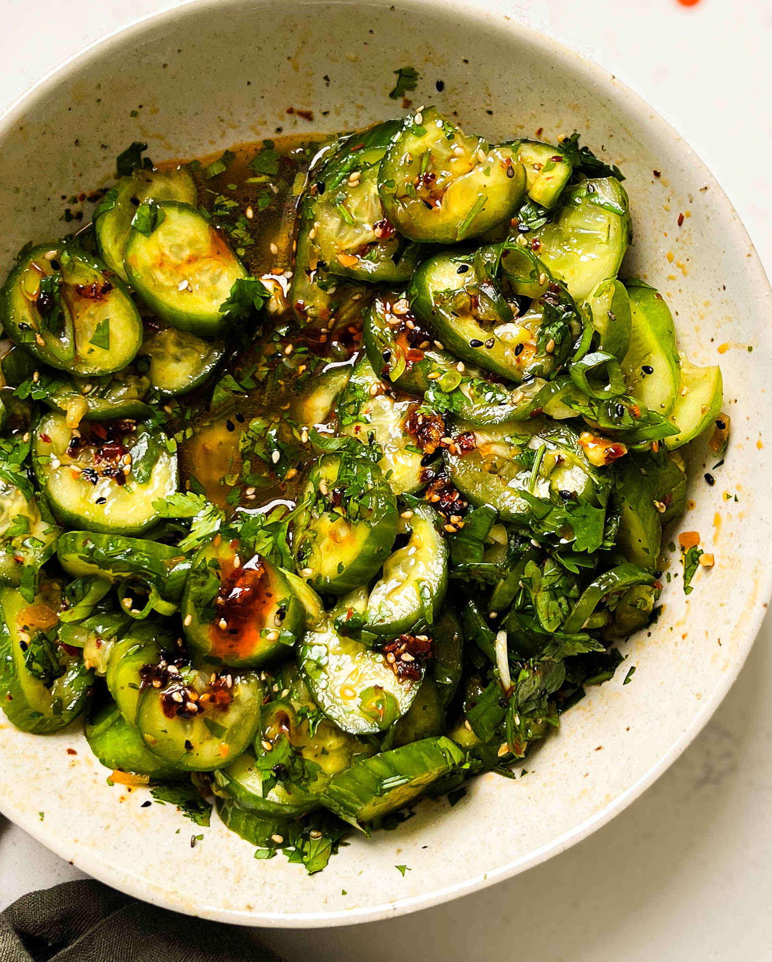 Spicy Cucumber Salad Recipe