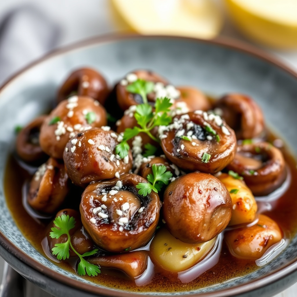Stewed Exotic Mushrooms with Gnocchi Port Wine Sauce Recipe